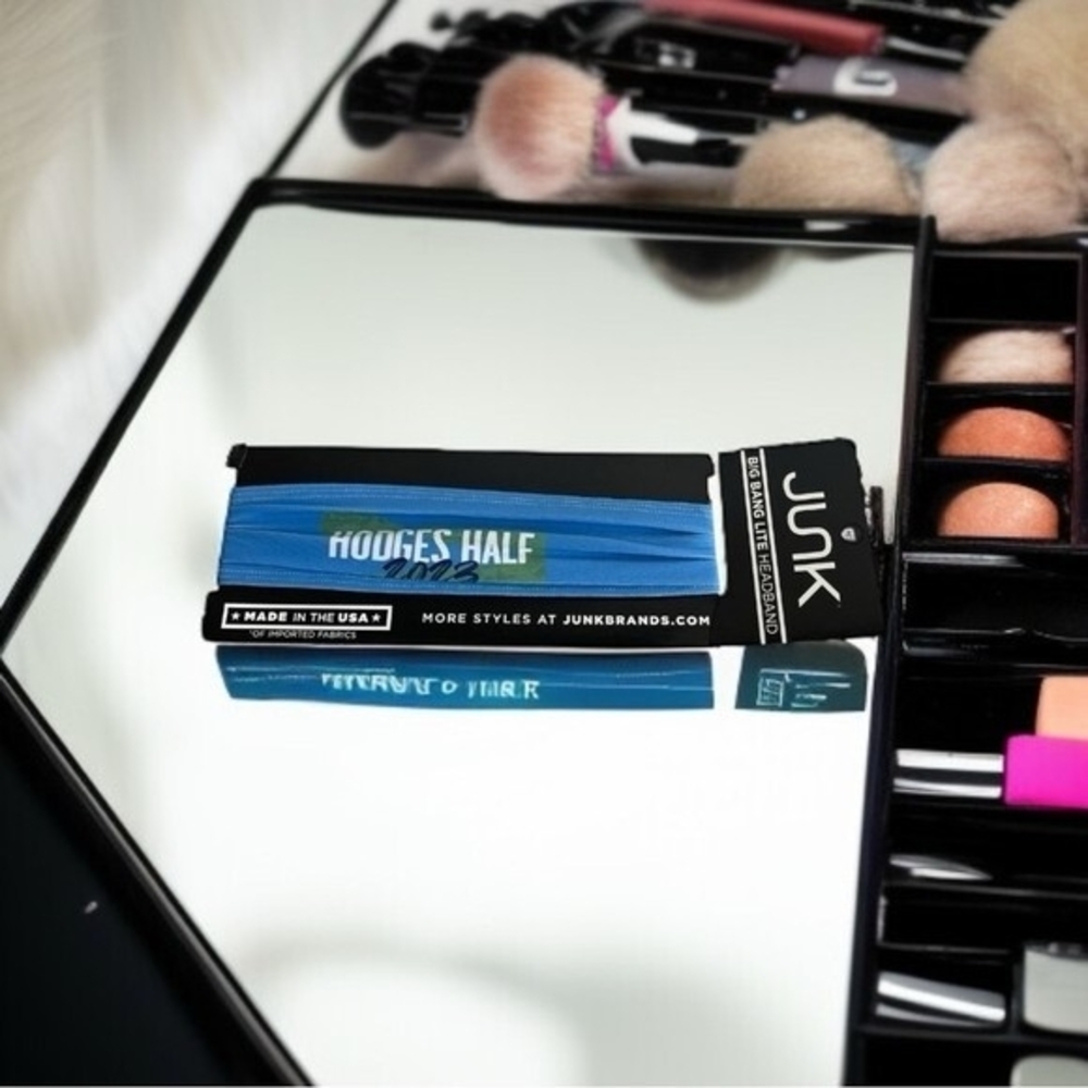 Junk Big Bang Lite Headband Blue Technical Fabric UPF 50+ One Size Arkansas NWT